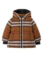 Burberry Kids veste à carreaux - Marron - thumbnail