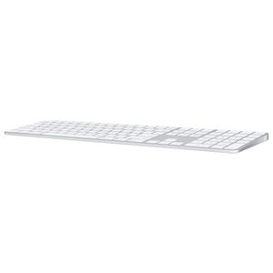 Apple Magic toetsenbord USB + Bluetooth Nederlands Aluminium, Wit