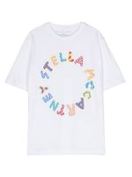 Stella McCartney Kids t-shirt en coton à logo imprimé - Blanc - thumbnail