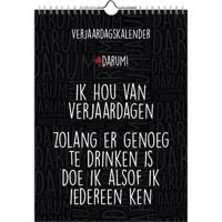 Verjaardagskalender Darum 18x25cm