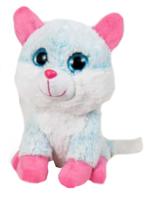 Play by Play knuffeldier Animal Party junior 25 cm blauw/roze