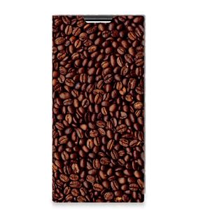 Samsung Galaxy S22 Ultra Flip Style Cover Koffiebonen