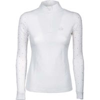 Harry's Horse Crystal Lace wedstrijdshirt wit maat:xs - thumbnail