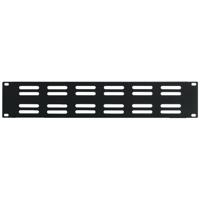 Monacor RCP-8722U 19 rack afdekplaat 2 HE - thumbnail