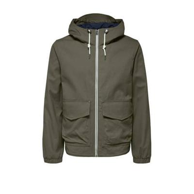 SELECTED HOMME zomerjas Baker olijfgroen