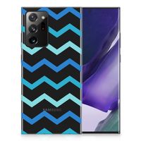 Samsung Galaxy Note20 Ultra TPU bumper Zigzag Blauw