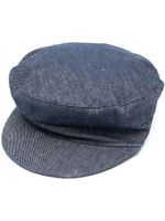 Fabiana Filippi casquette gavroche en jean - Bleu