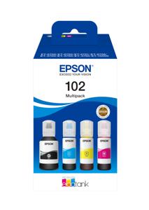 Epson C13T03R640 102 EcoTank Multipack Navulinkt Origineel Epson Zwart, Cyaan, Geel, Magenta 337 ml