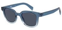 Levi's zonnebril 1010/S cat.3 wayfarer polyamide blauw