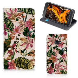 Samsung Galaxy Xcover 4s Smart Cover Flowers