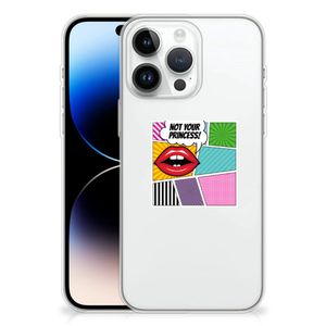 iPhone 14 Pro Max Silicone Back Cover Popart Princess