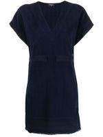 CHANEL Pre-Owned robe à bords francs - Bleu - thumbnail