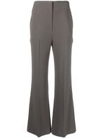 Nanushka pantalon court à coupe évasée - Gris