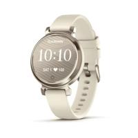 Garmin Lily 2, Dames smartwatch, Stijlvol ontwerp, Activity tracker, 18 sport apps, 5 dagen batterij, Slaap tracking, Cream Gold