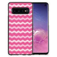 Samsung Galaxy S10 Bumper Case Waves Pink