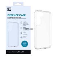 ZAGG iFrogz beschermhoes compatibel met Samsung Galaxy S23, duurzaam, klikbestendig, veegbestendig, slank, gerecycled, transparant