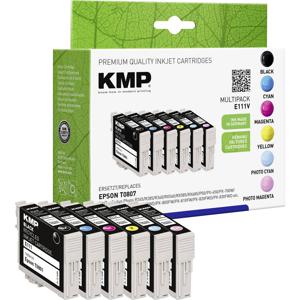 KMP Inktcartridge vervangt Epson T0801, T0802, T0803, T0804, T0805, T0806, T0807 Compatibel Combipack Zwart, Cyaan, Magenta, Geel, Foto cyaan, Foto magenta