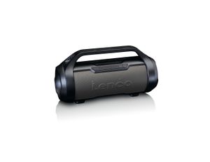 Lenco SPR-070BK Bluetooth luidspreker AUX, FM radio, USB, Spatwaterdicht, SD Zwart