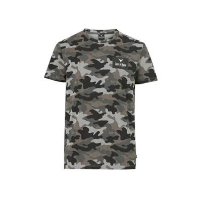 Ellos Sons of Owen T-shirt met camouflageprint luca grey