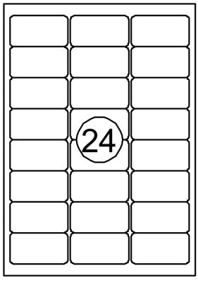 Etiket Quantore 63.5 x 33.9 mm 2400 stuks Etiket Quantore 63.5 x 33.9 mm 2400 stuks