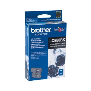 Brother LC-980BK inktcartridge 1 stuk(s) Origineel Zwart