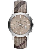 Horlogeband Burberry BU9361 Leder Multicolor 22mm