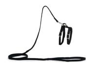 Beeztees - kattentuigje - nylon - zwart - 130 cm x 10 mm