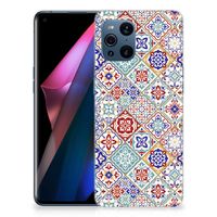 OPPO Find X3 | X3 Pro TPU Siliconen Hoesje Tiles Color - thumbnail