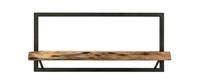 HSM Collection wandrek, natuurhout/thermomolak, zwart, 70 x 22 x 32 cm