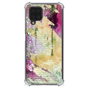 Back Cover Samsung Galaxy A12 Letter Painting