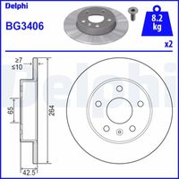 Remschijf BG3406 - thumbnail