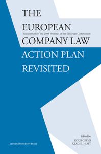 The European company law action plan revisited - - ebook