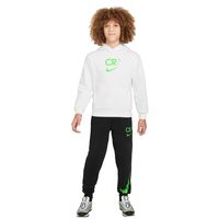 Nike CR7 Club Fleece Hoodie Trainingspak Kids Wit Zwart Felgroen - thumbnail