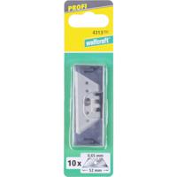 Wolfcraft 4313000 Professionele trapeziummesjes 0,65 x 52 mm 10 stuk(s) - thumbnail