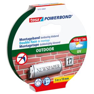 tesa OUTDOOR 55751-00001-03 Montagetape tesa Powerbond Zwart (l x b) 5 m x 19 mm 1 stuk(s)