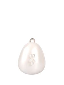 Simone Rocha mini pochette Egg à perles artificielles - Blanc