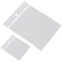 200x Plastic zakjes met gripsluiting 40 x 40 mm en 100 x 150 mm   -