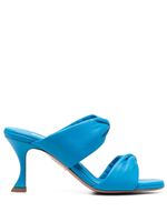 Aquazzura sandales en cuir à détail torsadé - Bleu - thumbnail