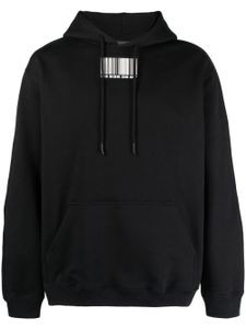 VTMNTS hoodie à patch logo - Noir