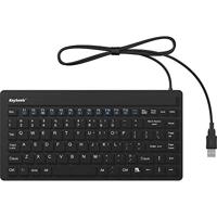 Keysonic KSK-3230IN (US) USB toetsenbord Amerikaans Engels, QWERTY zwart siliconen membraan, waterdicht (IPX7)