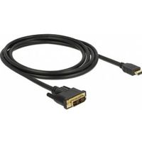 Delock 85584 HDMI naar DVI 18+1 kabel bidirectioneel 2 m - thumbnail