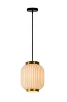 Lucide GOSSE - Hanglamp - Ø 19,5 cm - 1xE27 - Wit - thumbnail