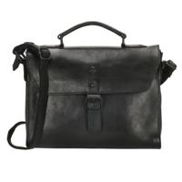 Genicci Leren Handtas Orion Zwart