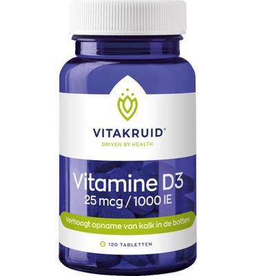 Vitakruid Vitakruid Vitamine D3 25mcg/1000ie (120tb)