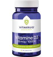 Vitakruid Vitakruid Vitamine D3 25mcg/1000ie (120tb)