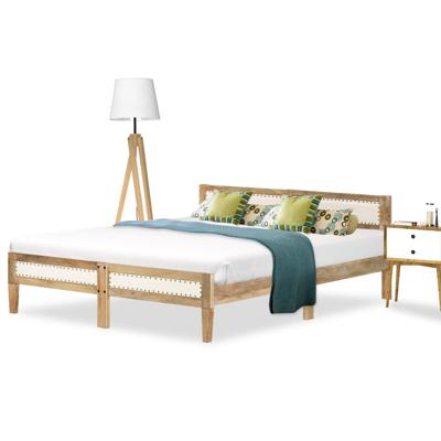 vidaXL Bedframe massief mangohout 140 cm