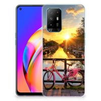 OPPO A94 5G | Reno5 Z Siliconen Back Cover Amsterdamse Grachten - thumbnail