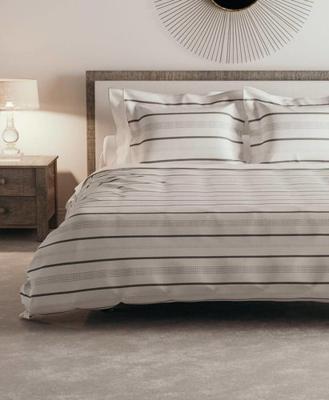 Heckett & Lane Heckett & Lane dekbedovertrek Vasco White/Grey