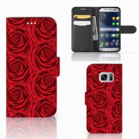 Samsung Galaxy S7 Hoesje Red Roses - thumbnail