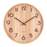 Karlsson KA5809WD wandklok Mechanische wandklok Rond Hout - thumbnail